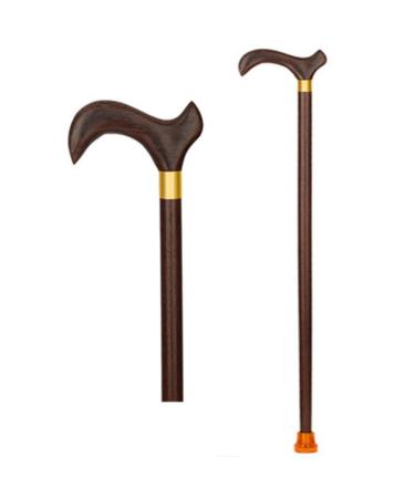 WolFum Adjustable Crutches Adult Crutches Mahogany Crutches Environmental Protection and Health Strong Bearing Capacity Crutches Hello