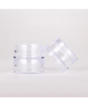 minkissy 3 Sets Eye Cream Box Stackable Clear Plastic Organizer Round Small Cream Jars Makeup Samples Jar Beauty Products Jar Cosmetics Holding Jars Makeup Cream Container Travel Leakproof 6.5x3.7cm Transparent - Buy Online on GoSupps.com
