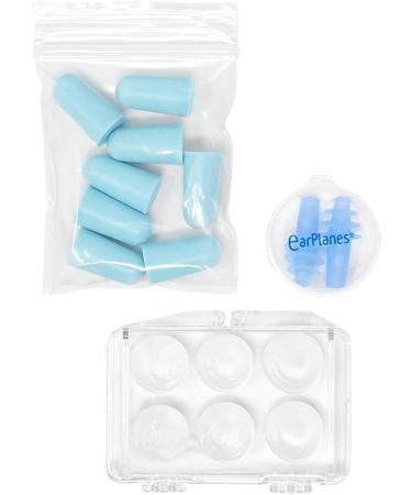 3 in 1 Travel Ear Care Kit - EarPlanes Soft Foam & Silicone Earplugs for Ultimate Comfort - Buy Online on GoSupps.com