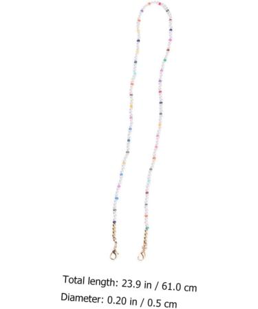 Minkissy 6pc Mask & Glasses Hanging Chain - Sturdy Anti-Lost Slipproof Ear Protector Chains with Pearl Design for Eyewear - Buy Online on GoSupps.com