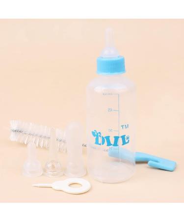 LAIYOHO Pet Feeding Bottle Kit with 4 Replacement Nipples and 1Pcs Nipple Brush Puppy Feeding Bottle for Kitten Puppy Small Pet Feeding Tool(60ml) - Buy Online on GoSupps.com