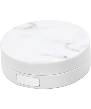 Buy Homsfou 2 STK Marble Contact Lens Container - Portable Travel Case & Solution Holder for Eye Care | International Shipping Available - Buy Online on GoSupps.com