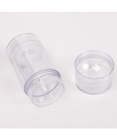 2 Pieces 50ml Clear Empty Deodorant Containers Twist-up Deodorant Containers Empty Deodorant Tubes Bottom Filling Deodorant Bottles for DIY Cosmetic Lip Balm Tubes - Buy Online on GoSupps.com