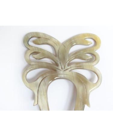 Marycrafts Multicoloured Butterfly Hairpin & Hair Sticks - Buffalo Horn Hair Accessories for Stunning Styles - Buy Online on GoSupps.com