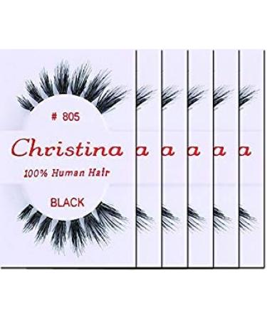 Christina Eyelashes 805 (6 Pack) 6 Count (Pack of 1)