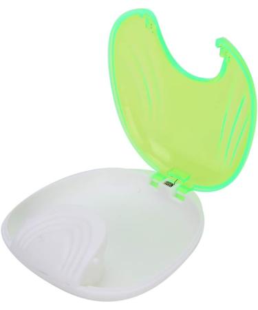 Retainer Case Portable Orthodon tic Press-to-Open Retainer Case Adult Waterproof Denture Box Storage Container for Denture Braces Mouth Guard (Green) - Buy Online on GoSupps.com
