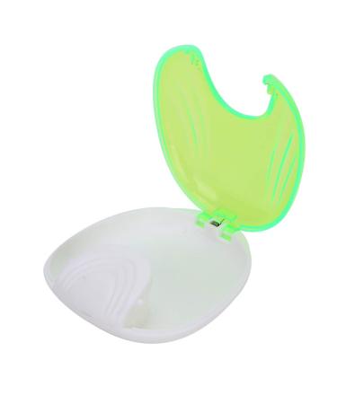 Retainer Case Orthodontic Retainer Case Portable Large Retainer Cases for Orthodontic Retainer Invisalign Mouth Guard and Denture Storage Tight Snap Lock Light and Easy green