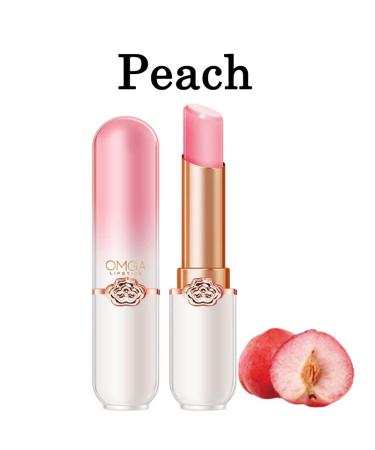 Peach Aloe Vera Strawberry Blueberry Avocado Grape Jelly Lipstick Set - Long Lasting Moisturizing Lip Balm with Fruity Flavor - 6 Pcs/Set - Buy Online on GoSupps.com