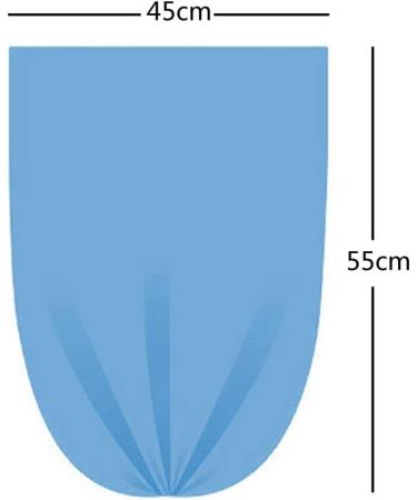 Saedy 4 Gallon Small Kitchen Trash Bags 15 L Blue Garbage Bags 120 Bags/ 6 Rolls 4 Gallon(Blue) - Buy Online on GoSupps.com