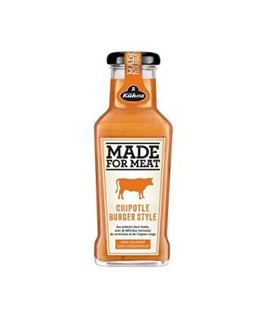 KUHNE Made For Meat Chipotle Burger Style Sauce 235 ml – Pack of 4