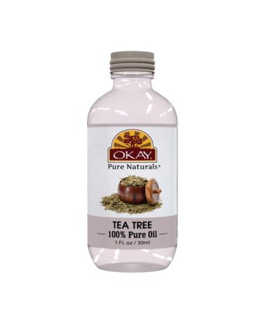 Okay 100% Tea Tree Oil 1oz - Pure & Natural Essential Oil - Buy Online on GoSupps.com