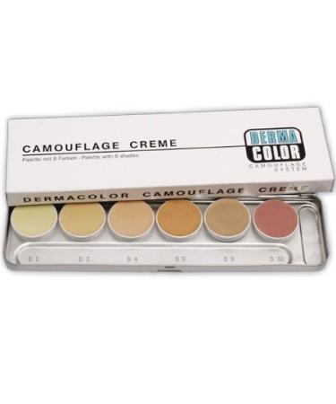 Dermacolor Camouflage Palette 6 colors color sorting:H