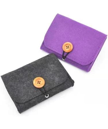 Yronty Small Felt Storage Boxes for Essential Oils | Portable Tote for 6 or 4 Bottles | Premium Black Organizer - Buy Online on GoSupps.com