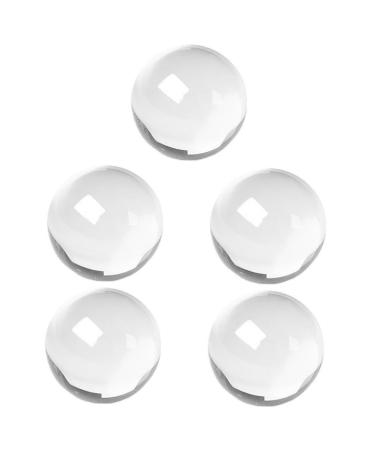Clispeed 5st crystal fitness ball Chinese ball for the hands rolling massage handball massage balls Massage jade balls roller balls hand fitness balls china white crystal round older