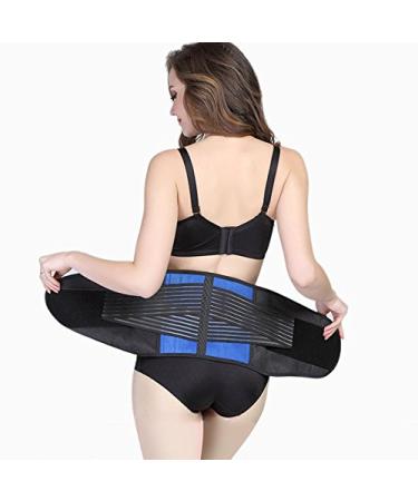 Jalzdieod Unisex Back Support Belt Elastic Brace Support Lumbar Posture Correction L - Buy Online on GoSupps.com