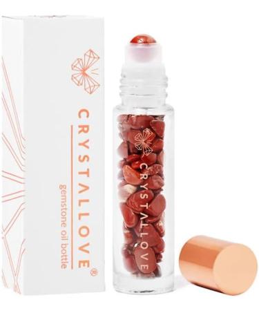 CRYSTALLOVE Oil bottle with crystals 10ml red jasper - Buy Online on GoSupps.com