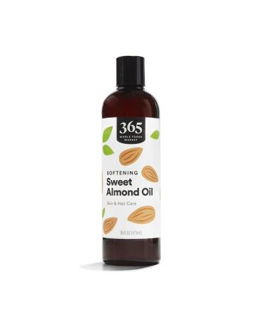 365 by Whole Foods Market Softening Sweet Almond Oil Skin & Hair Care 16 Fl Oz Sweet Almond 16 Fl Oz (Pack of 1)