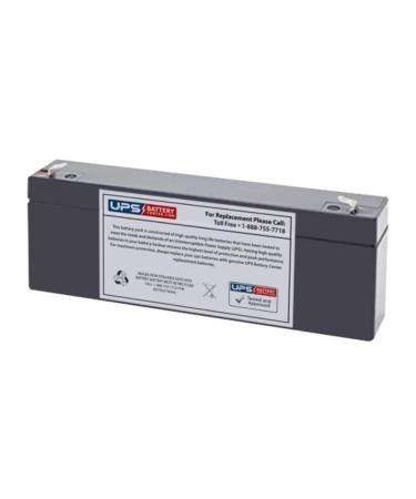 UPSBatteryCenter Compatible Battery for FIAMM FG20201 12V 2Ah Higher Capacity Replacement - 12V 2.6Ah