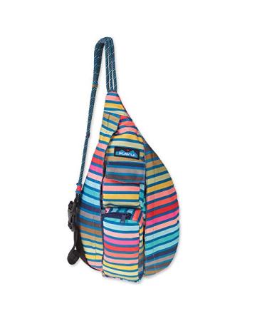 KAVU Mini Rope Sling Bag Chroma Stripe One Size