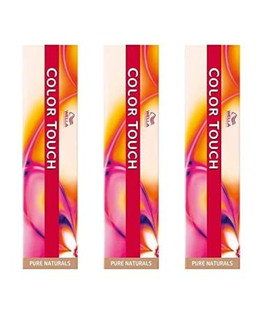 Wella 3 pack Color Touch 60 ml Pure Naturals 9/01