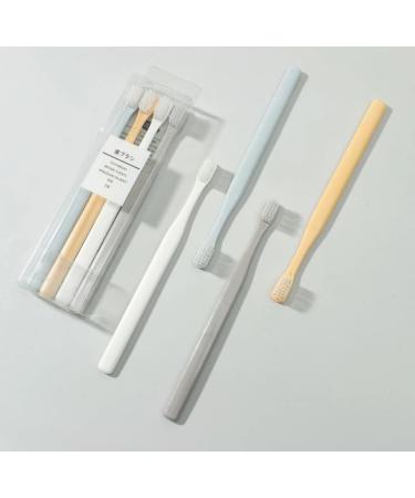 Exquisite Japanese Style Toothbrushes - Elevate Your Oral Care with Blue Orange Gray & White Options | International Shipping - Buy Online on GoSupps.com