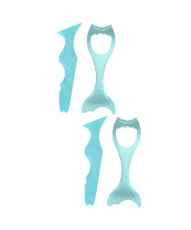 MAGICLULU 4 Pcs Eyeliner Guard Cosmetology Kit Marscara Drawing Aid Silicone Constant Temperature