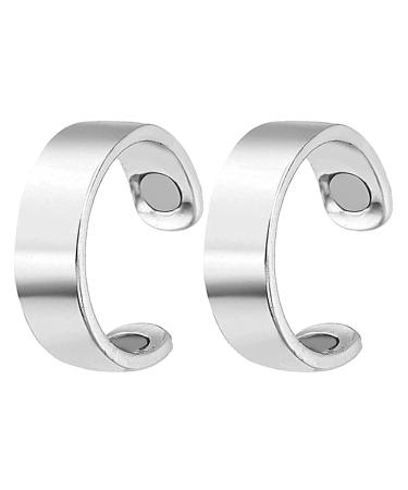 Artoct 2 of therapeutic magnet ring lymphatic drainage adjustable blood sugar controller ring weight loss slimming magnet ring elegant magnetic open ring