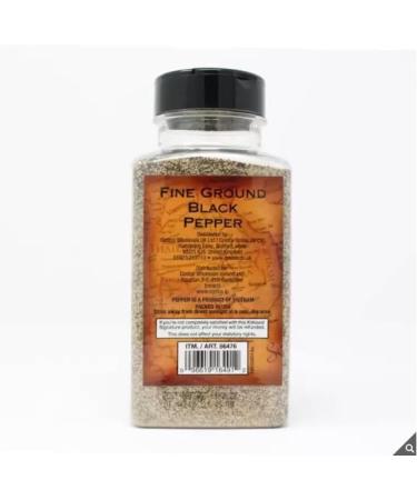 Kirkland Signature Fine Ground Black Pepper- Kosher - Great for Recipes - Sourced from Vietnam - 348g - Buy Online on GoSupps.com