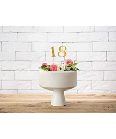 Schnooridoo Cake Topper - Elegant Gold Cake Decoration for Weddings & Birthdays (Numbers 1-11) - Perfect for International Shipping - Buy Online on GoSupps.com