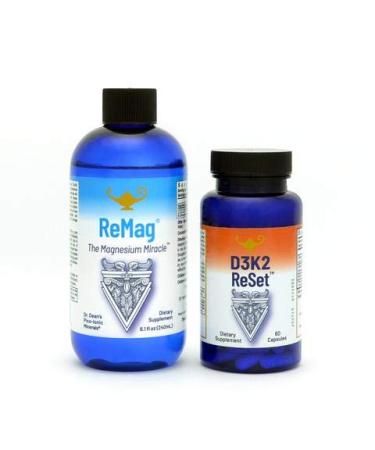 RnA ReSet - ReMag D3K2 Reset Bundle Liquid Magnesium and Vitamin D Capsules
