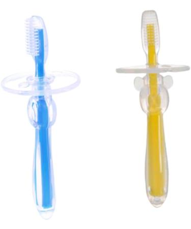 Shop Tovinanna 4-Piece Training Toothbrush Set for Toddlers | Soft Bristles & Fun Colors - Ideal Children's Oral Care - Buy Online on GoSupps.com