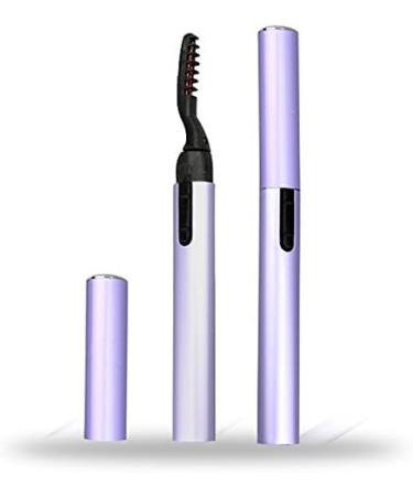 Frcolor Electric Eyelash Curler Makeup Electric Heated Eyelash Curler Pen Purple - Buy Online on GoSupps.com