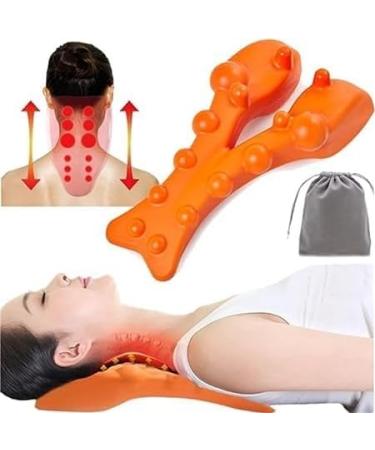 Trapezius Stretcher & Neck Massager - Relax Shoulder & Neck Pain | Orange Trigger Point Tool - Buy Online on GoSupps.com