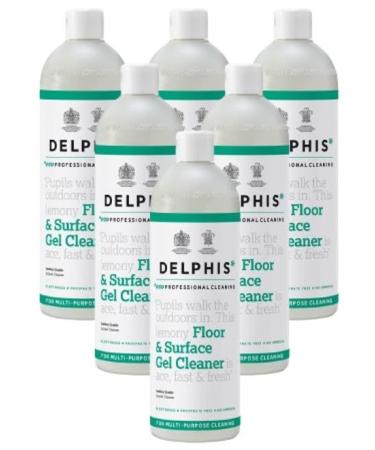 Case of 6 x Delphis Eco Professional Cleaning Floor and Surface Gel Cleaner 700ml