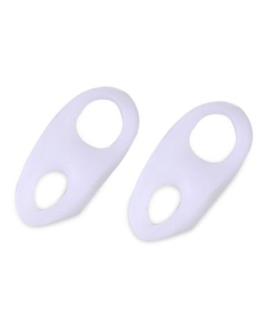 Buy 2 Pairs of Soft Silicone Toe Separators | Little Toe Correctors & Protectors - International Shipping Available - Buy Online on GoSupps.com