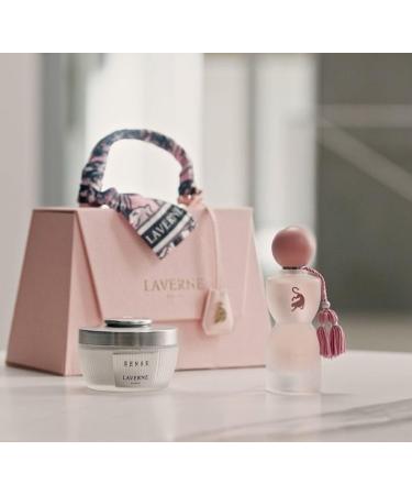 Laverne Perfume Gift Set Sense Eau de Parfum Body Cream Tote Bag Pink - Buy Online on GoSupps.com