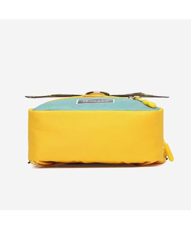 MANBOZIXi Dog Backpack | Adjustable Pet Harness Bag for Hiking & Outdoor Travel | Snack & Water Bottle Bag - Orange - Buy Online on GoSupps.com