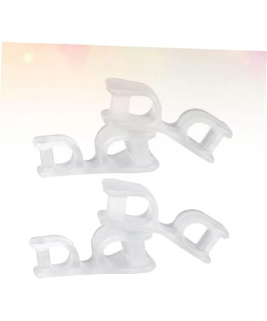 Hemoton Thumb Splints Retainer Holder Thumb Protector 4 Pair Orthopedic Toe Corrector Toe Spacers Toe Splints Buion Toe Separators Hallux Valgus Corrector Toe Straightener Bracket Splitter - Buy Online on GoSupps.com