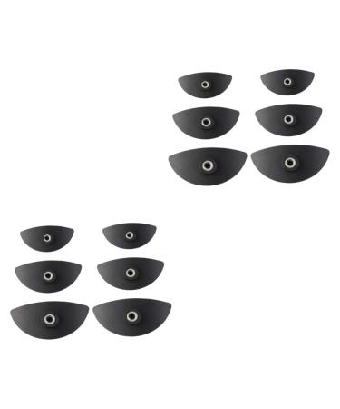 FOMIYES 12 Pcs Make up for Face Silicon Eye Shadow Stamp Eye Shadow Stamp Crease Seal Crystal