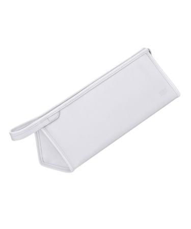 Outanaya Hair Dryer Storage Bag Cosmetics Makeup Holder Travel Makeup Kit Hair Dryer Curler Silver Nylon