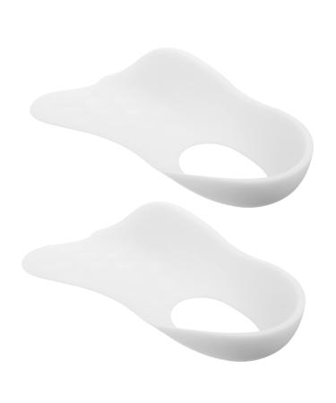 1 Pair Foot Insoles Plantar is Unusual Shoe Inserts Shoe Cushions for Men Cushion Pads Arch Insoles Pad Arch Cushion Foot Correction Arch Foot Insoles Arch Pads White 15x7cm