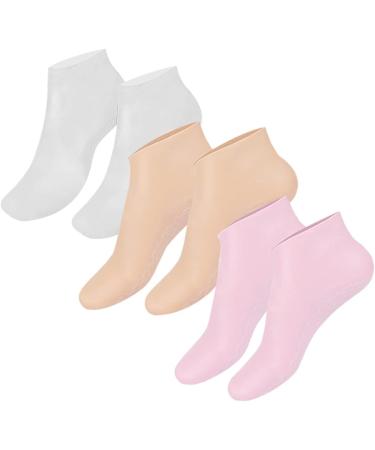 Healeved 6 Pairs Moisturizing Socks Foot Care Moisturizing Lotion Non Socks Foot Lotion Aloe Socks for Women Moisturizing Moisture Socks for Dry Feet Overnight Foot Mask Heel Sebs - Buy Online on GoSupps.com