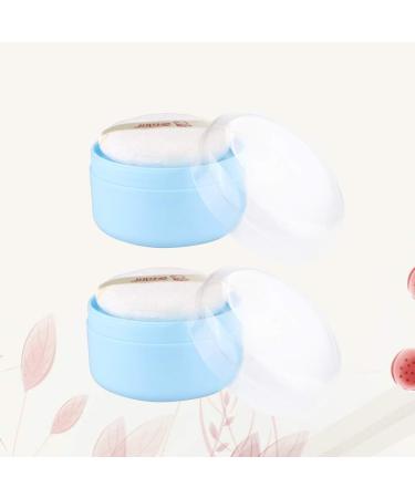 Empty Powder Puff Box with Bath Powder Puffs and Sifter - Healifty 1Set - Buy Online on GoSupps.com