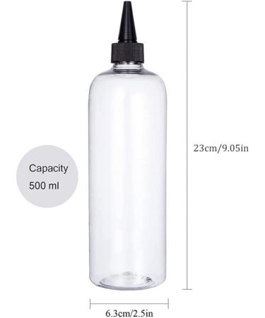 SMELEYOU Applicator Bottle for Hair Ounce Squeeze Hair Coloring Bottle PET Plastic Refillable Bottles 2PCS. - Buy Online on GoSupps.com