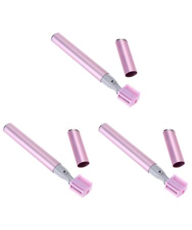 Beaupretty 3st eyebrows cut women eyebrow trimmer eyebrow shaving tools electric shaver for women face hair remover eyebrows trim men and women hair clip mediumx3pcs rosax3st