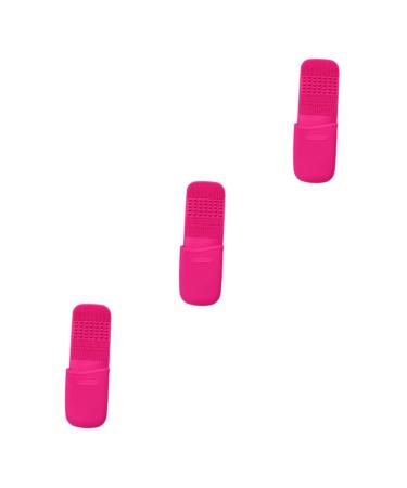 Cleaning of make-up make-up scrubber mat make-up brush cleaner cleaner for cosmetic cleaning of make-up accessories silica gel make-up brush silicone brush Rosy