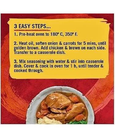Schwartz Packet Mixes Chicken & Leek Bake (x2) Chicken Casserole (x2) and Chicken Provencal (x2). Also includes 14 Day Healthy Eating Challenge - Buy Online on GoSupps.com