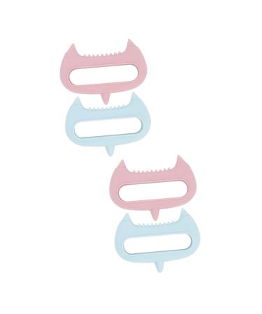 Ultechnovo 4 pieces acupunctive massage device Nacken Massage device compact massage devices made of silicone hair comb massage gua sha comb for the scalp handwaser pebble gel scrollrad spa