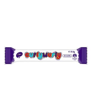 Cadbury Curly Wurly Chocolate Bar (21.5g x 24)