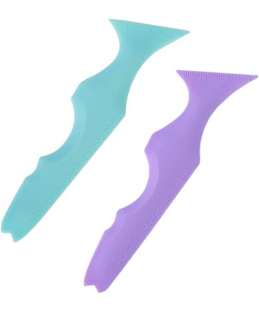 MAGICLULU Eyelash Applicator Tool 10 Pcs Silicone Beauty Ruler Eyeshadow Eyeliner Template Eyeliner Stencils for Eyes Seal Face - Buy Online on GoSupps.com